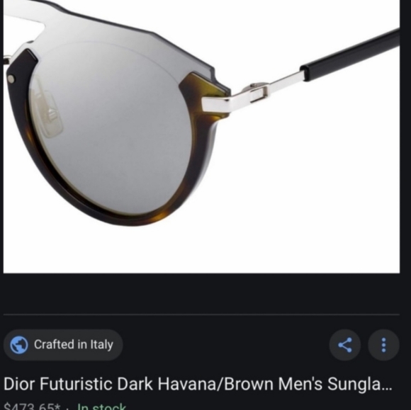 UNISEX DIOR FUTURISTIC HAVANA MIRROR SUNGLASSES 🔥 - Picture 3 of 11